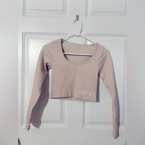 Offline by Arie ribbed cropped workout top - Picture 3 of 8